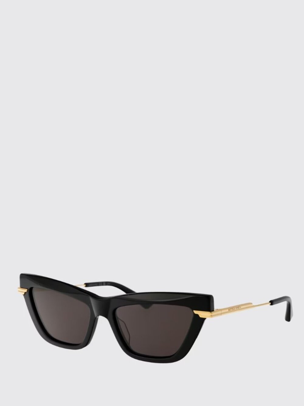 NWT BOTTEGA VENETA SUNGLASSES WOMEN BLACK/GOLD EYEWEAR